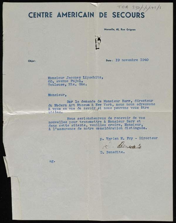 Varian Fry 1907 1967 Tate