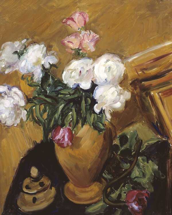 ‘Peonies‘, Sir Matthew Smith, exhibited 1928 | Tate