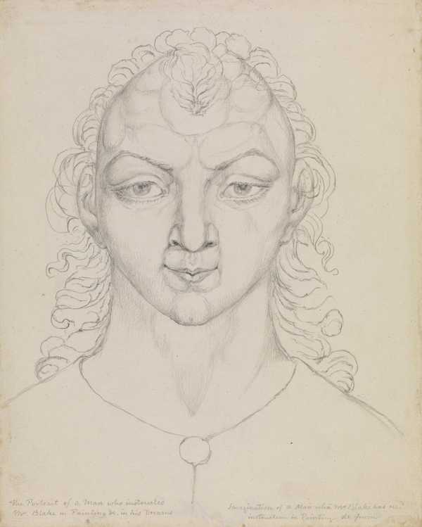 The Man Who Taught Blake Painting in his Dreams (after William Blake)
