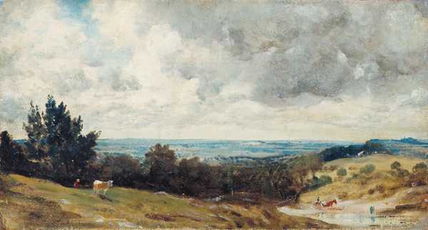 Hampstead Heath, with Harrow in the Distance