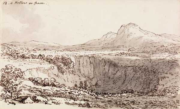 13. A Hollow or Chasm