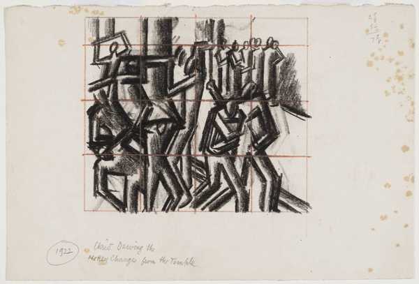 Study for ‘Christ Driving the Money Changers from the Temple’