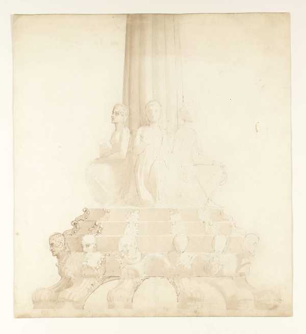The Base of a Candelabrum (?or Vase)