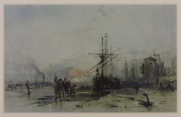 Bristol Harbour in Ice