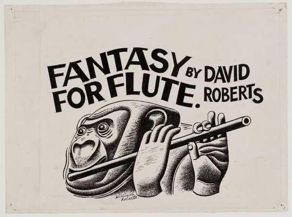 Cover Design for ‘Fantasy for Flute’ by David Roberts