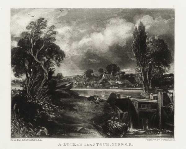 A Lock on the Stour, Suffolk