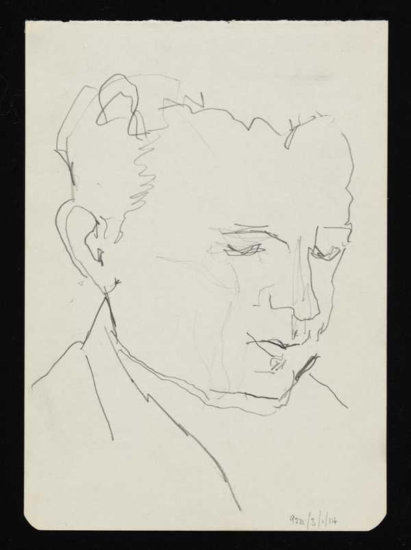 Sketch of a man’s head in profile‘, Eileen Agar‘, Eileen Agar – Tate ...