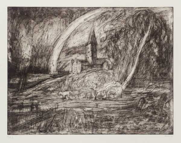 Salisbury Cathedral from the Meadows (2)
