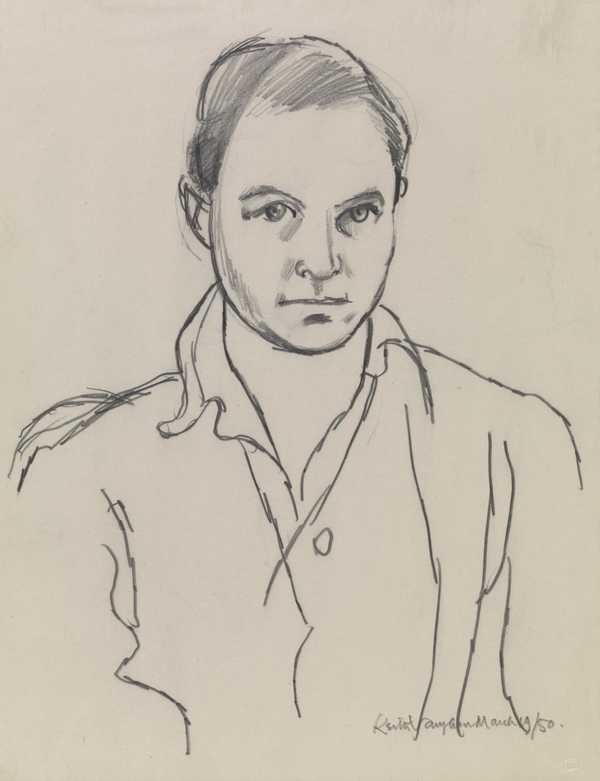 Self-Portrait’ by Keith Vaughan‘, Keith Vaughan, 1950‘, Keith Vaughan ...