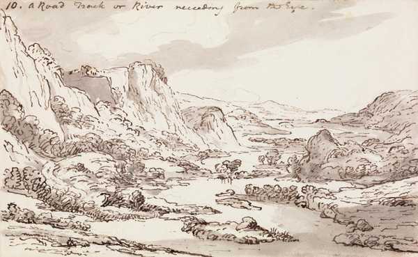 10. A Road Track or River Receding from the Eye