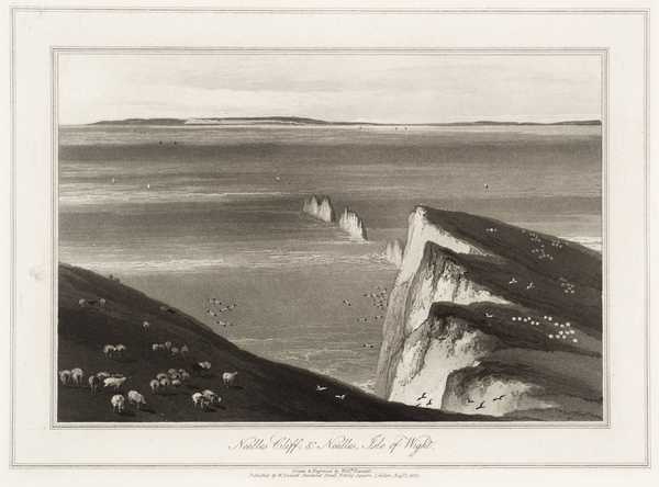 Needles Cliff, & Needles, Isle of Wight
