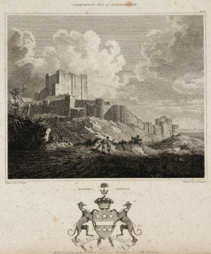 Dover Castle, engraved by J. Eastgate