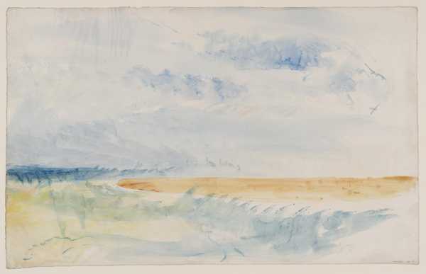 'Beach', Joseph Mallord William Turner, c.1845 | Tate