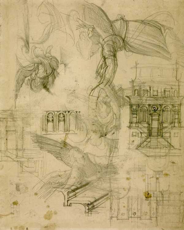 Studies of Angels etc. for the Dome of St Paul’s