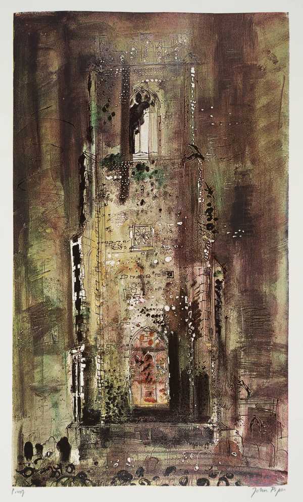 ‘Corton Church, Suffolk‘, John Piper, 1971 | Tate