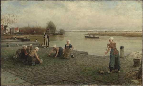 Boy Fishing Painting by George Henry Boughton - Pixels