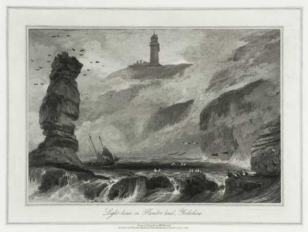 Light-house on Flambro’-head, Yorkshire