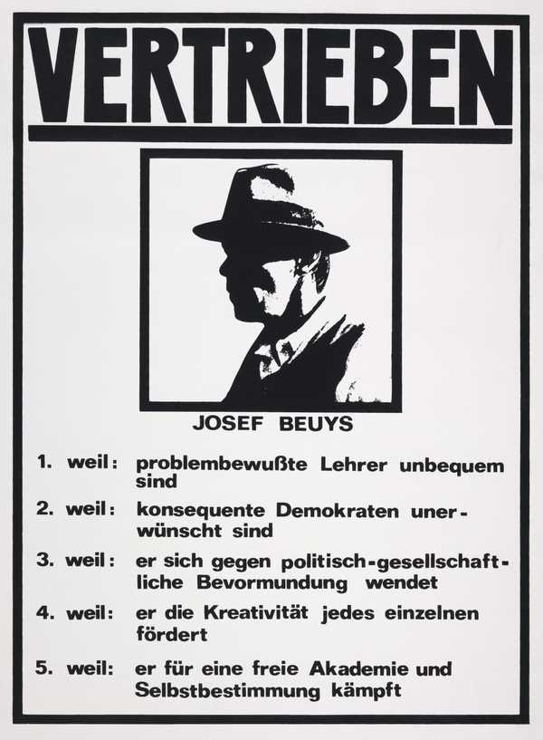 Joseph Beuys: Vertrieben