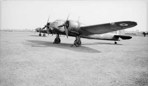 Black and white negative, Bristol Blenheim I [Cowley?]‘, Paul Nash ...