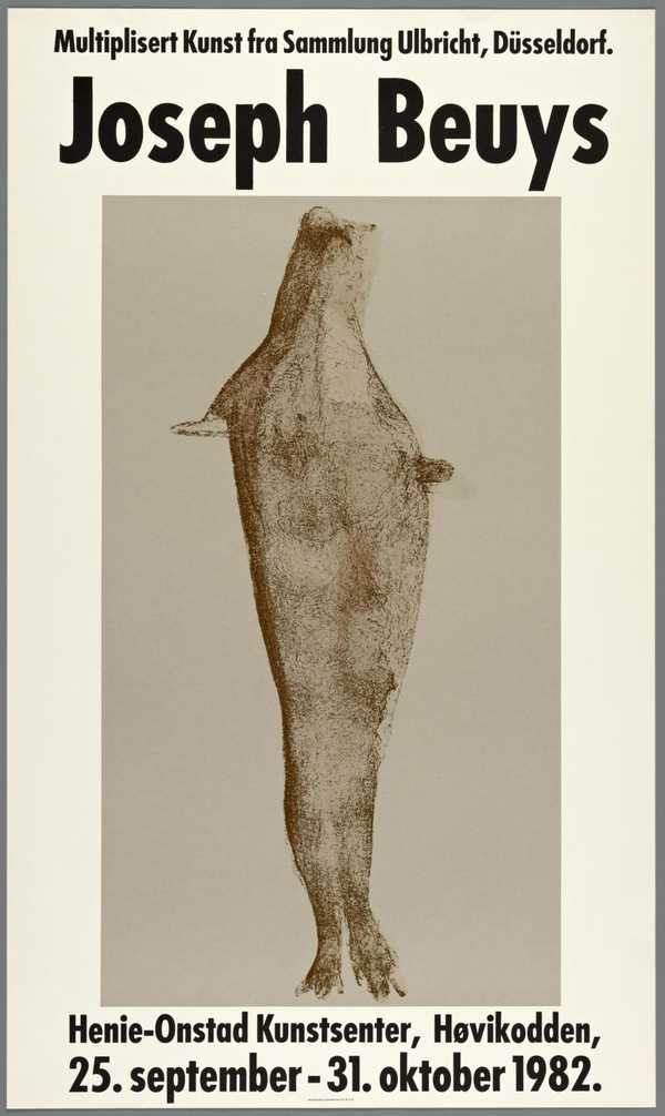 Multiplisert Kunst fra Sammlung Ulbricht, Düsseldorf. Joseph Beuys.
