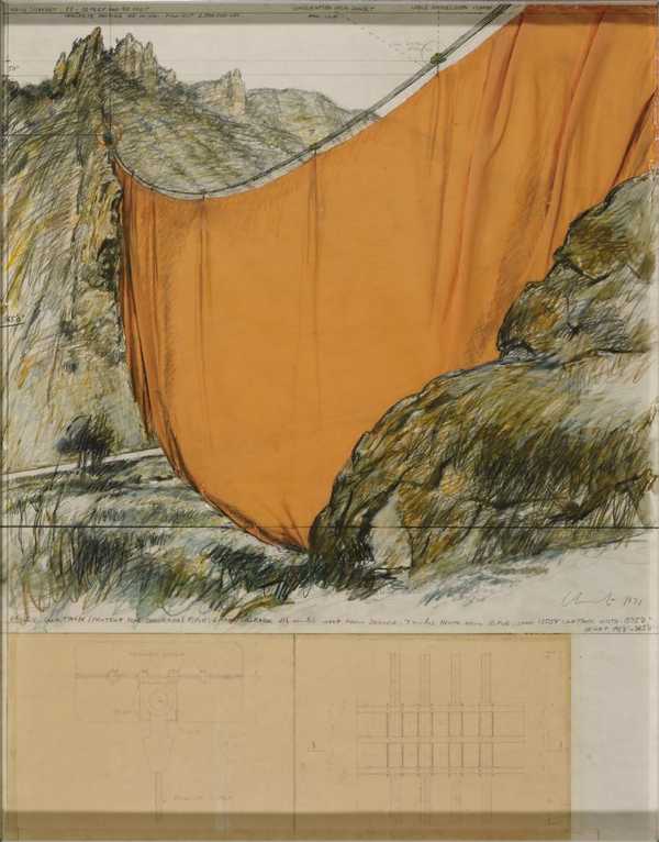 Valley Curtain (Project for Colorado) Rifle, Grand Hogback