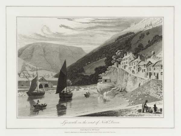 Lynmouth, on the Coast of North Devon