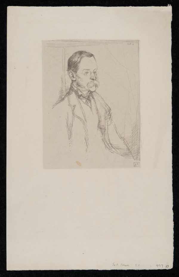 Portrait of Sir Frederick Pollock‘, Sir William Rothenstein, 1897‘, Sir ...