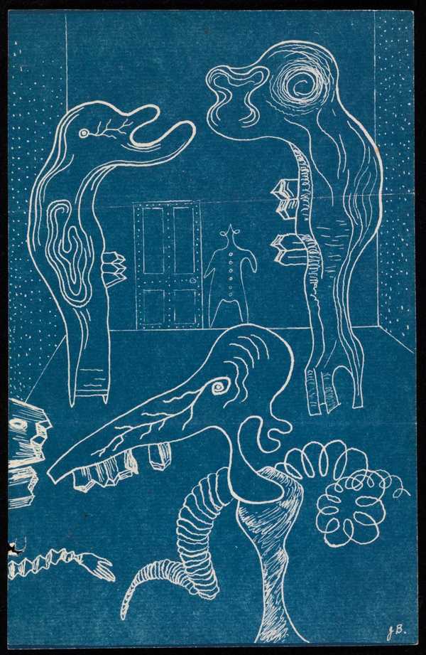 Letter from John Banting to Humphrey Spender written on the back of a ...