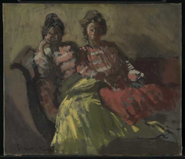 Two Women on a Sofa - Le Tose