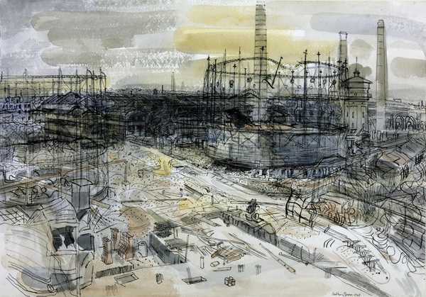 Final Stages of the German War: Krupp’s Works at Essen