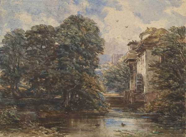 ‘Stream and Water Mill‘, George Cattermole | Tate