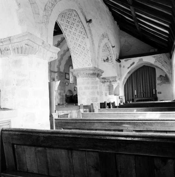 Photograph of the interior of St Mary’s Church in West Chiltington