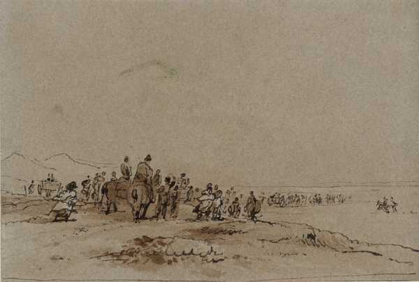 Sketch for ‘Crossing Lancaster Sands’