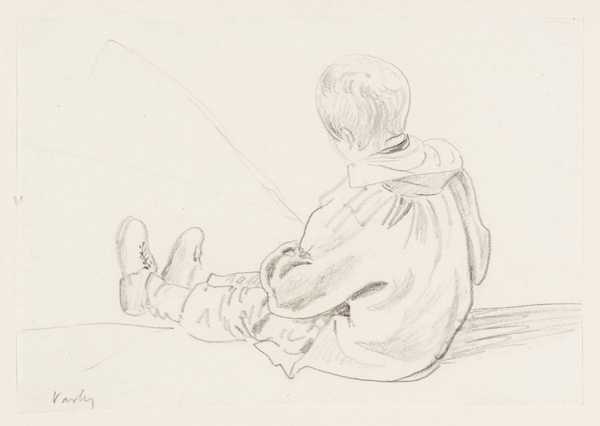 Study of a Boy Fishing