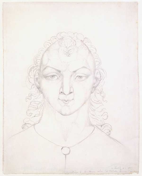 The Man Who Taught Blake Painting in his Dreams (counterproof)