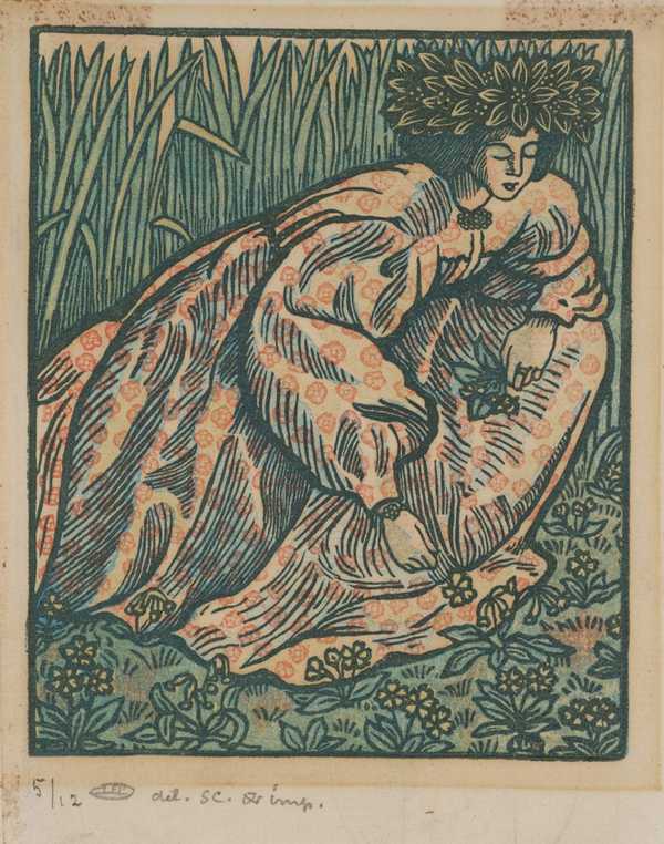 Girl Picking Flowers