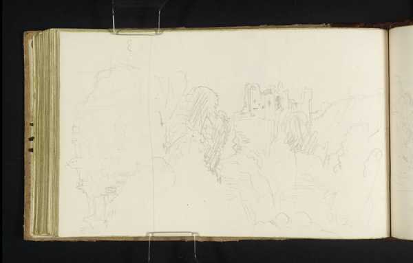 ‘Innerwick Castle, East Linton; and Berwick Castle‘, Joseph Mallord ...