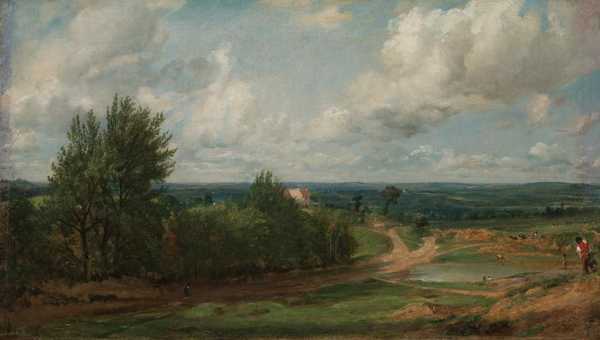 Hampstead Heath, with the House Called ‘The Salt Box’