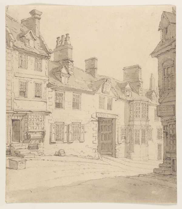 ‘View in Bridge Street, Northampton‘, William Alexander Tate