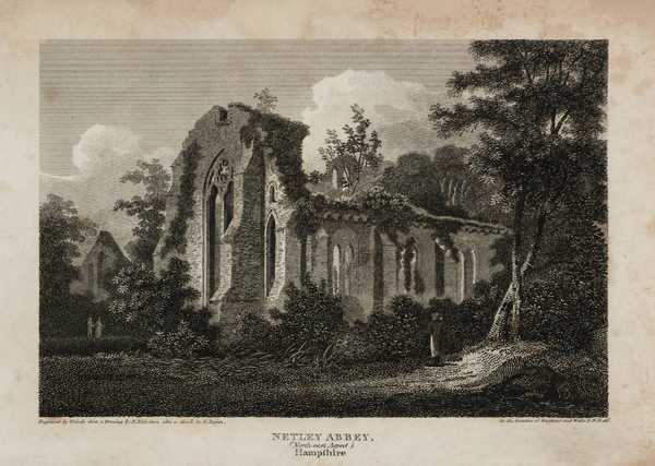 Netley Abbey, Hampshire: North East Aspect, engraved by W. Cooke