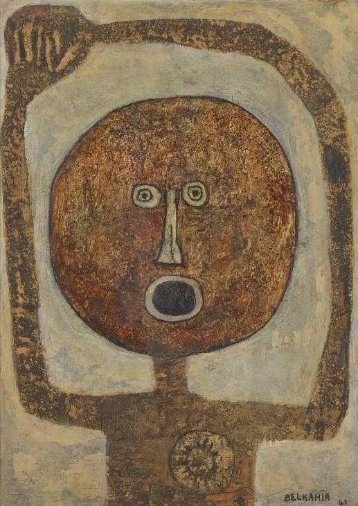 Œuvre ou portrait de Farid Belkahia