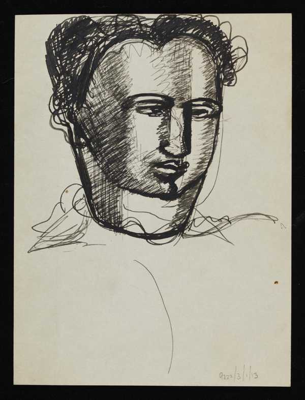 Sketch of a man’s head‘, Eileen Agar‘, Eileen Agar – Tate Archive | Tate