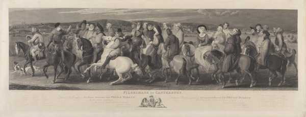 The Pilgrimage to Canterbury, engraved by Louis Schiavonetti and James Heath
