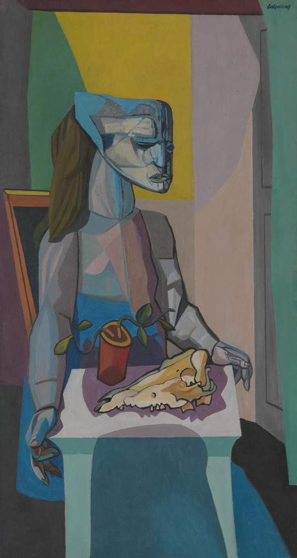 Woman with Still Life