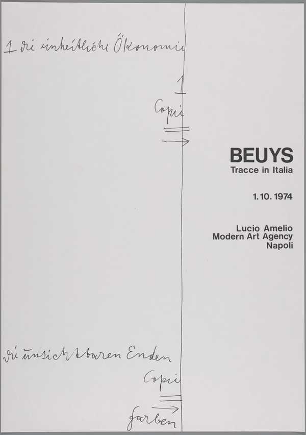 Beuys. Tracce in Italia