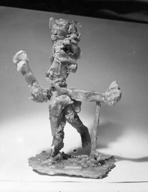 Photograph Showing Wax Work By Eduardo Paolozzi Nigel Henderson c Photograph Showing Wax Work By Eduardo Paolozzi Nigel Henderson c