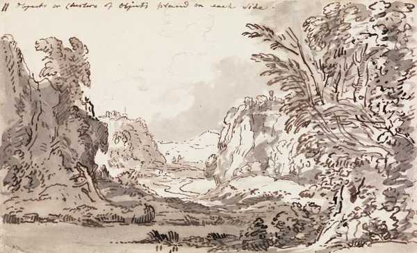 11. Objects or Clusters of Objects Placed on Each Side