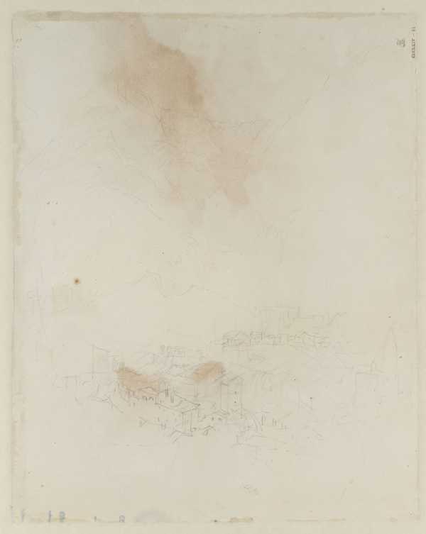 ‘Dolonne, from the Church of Courmayeur‘, Joseph Mallord William Turner ...