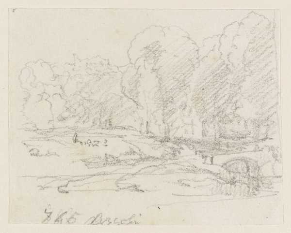 ‘Landscape with Trees and Hill‘, Sir Augustus Wall Callcott | Tate