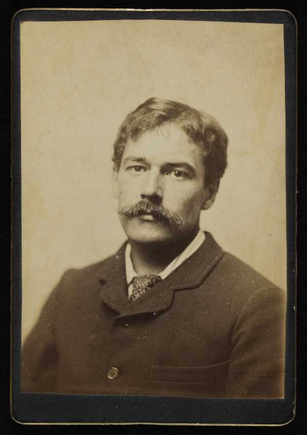 Two portrait photographs of Henry Scott Tuke by Arthur J. Tanner‘, A. J ...